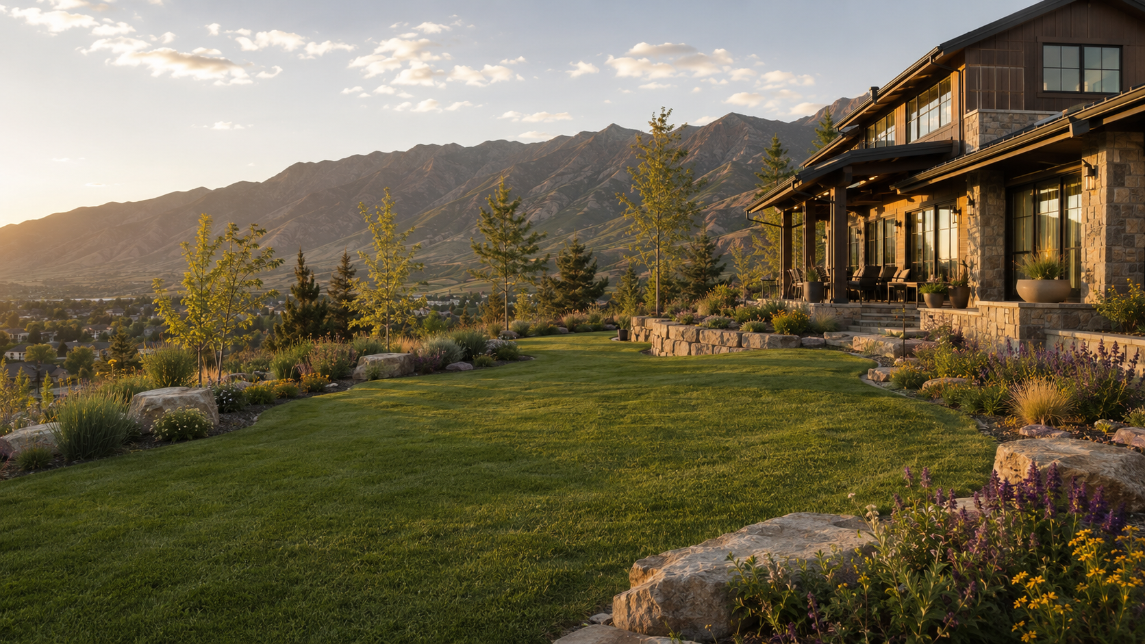 Preview of the Oak and Acre Lawn and Landscape concept website